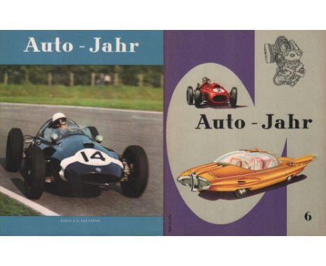 Auto. Auto – Jahr 1958 / 59 und 1959 / 60. L´année automobile. Automobile Year - 2 Bände. Hrsg. von Edita Lausanne. 4°. Mit z