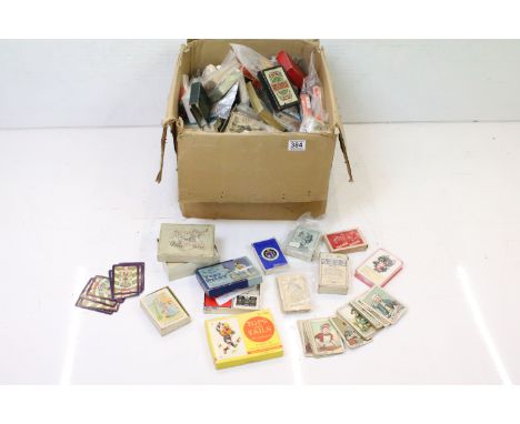 Large collection of vintage playing cards, card games &amp; games, to include Tops and Tails, Snap, Peter Pan Card Game, Nevi