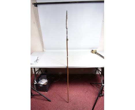 A MANTON &amp; COMPANY ROYAL NAVY OFFICERS SWORD AND SPEAR, the sword is nicely etched and decorated and has a crowned fouled