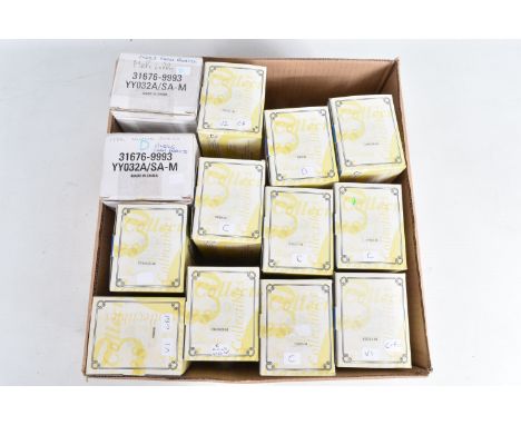 THIRTEEN BOXED MATCHBOX DIECAST COLLECTIBLES MODEL VEHICLES, to include a 1959 Triumph Tr3a no. DYB01-M, a 1956 Austin Healey