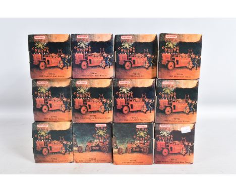 A QUANTITY OF  BOXED MATCHBOX MODELS OF YESTERYEAR FIRE ENGINE SERIES, all are from 1920 to 1948, to include  a 1920 Mack AC 
