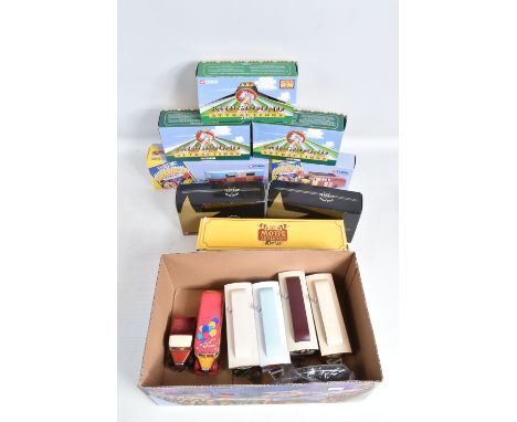 SEVEN BOXED CORGI DIECAST MODEL CIRCUS AND FAIRGROUND VEHICLES, to include a Fowler Showmans Locomotive, model no. CC20103, a