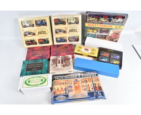 FOURTEEN DIECAST MODEL VEHICLE BOX SETS, to include a Les Andrews Limited Edition (255 of 300) The 36th Great Dorset Steam Fa