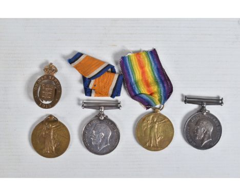 TWO GROUPS OF WWI BRITISH WAR AND VICTORY MEDALS,&nbsp; correctly named to 79054 Pte G.R.Lythe. Durham Light Infantry &amp; 1