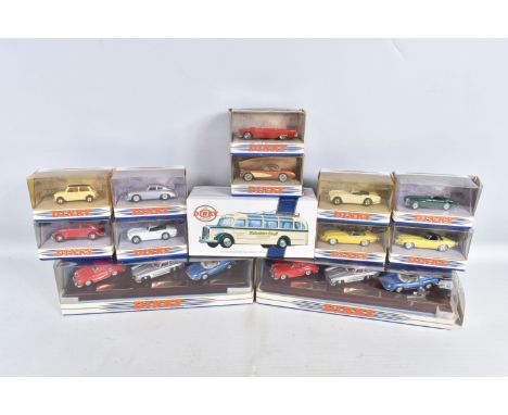 THIRTEEN BOXED MATCHBOX DINKY COLLECTION DIECAST MODEL VEHICLES, to include model numbers DY-31, DY-23, DY-20, DY6-C, DY-1B, 