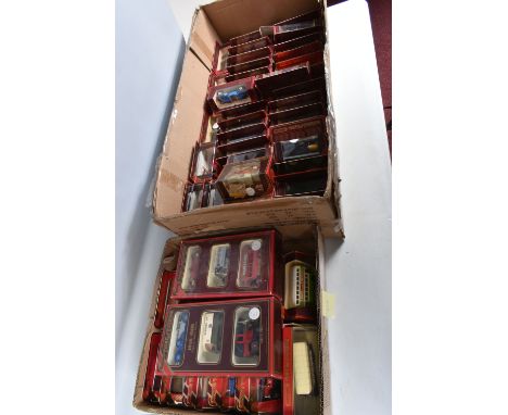 TWO TRAYS CONTAINING A QUANTITY OF BOXED MATCHBOX MODELS OF YESTERYEAR DIECAST MODELS, some models included are Y-18, Y-30, Y