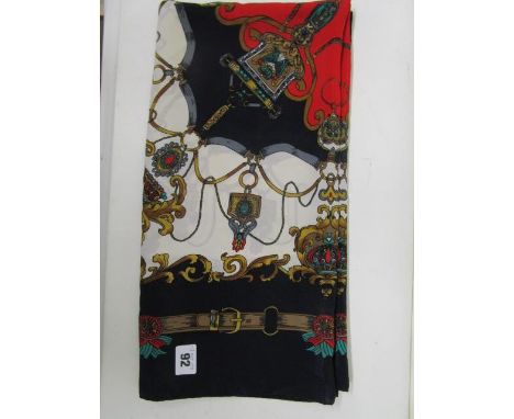A Hermes silk scarf 