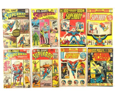 Superman, Superboy, Lois Lane and related Giant Size-size issues: a group of 13 Silver and Bronze-age giant-size issues (DC C