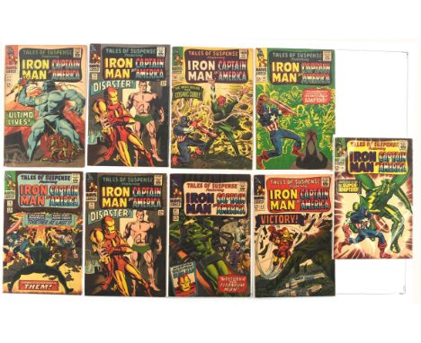 Tales of Suspense featuring Iron Man and Captain America: a group of 8 early Silver-Age issues featuring 1st appearance of Pe