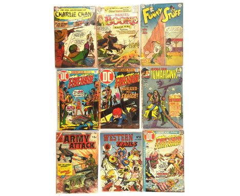 DC Comics  a mixed lot of Golden, Silver and Bronze-age issues featuring scarce western, war and adventure comics (DC Comics,