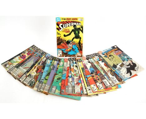 Superman Nos. 1-93 + annuals  a run of Supermans 2nd series including classic Doomsday issues (DC Comics, 1987 - 1995).An unb
