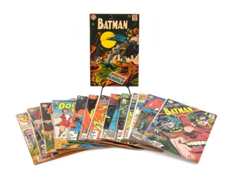 Batman, Detective Comics and  The Flash  a group of 21 Silver and Bronze age comics featuring notable issues (DC Comics, 1968