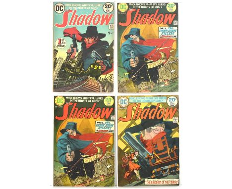 The Shadow: a group of 4 Bronze-age issues featuring first DC Comics issue (DC Comics, 197).This lot features:The Shadow (197