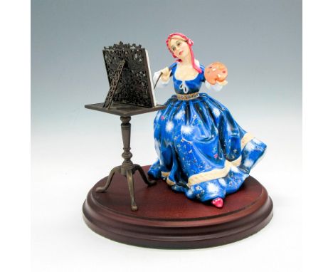 Glossy finish figural with easel and base. Royal Doulton backstamp. Artist: Pauline ParsonsIssued: 1987Dimensions: 7.5"HEditi