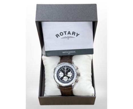 A Gent's Rotary wrist watch in retail box 