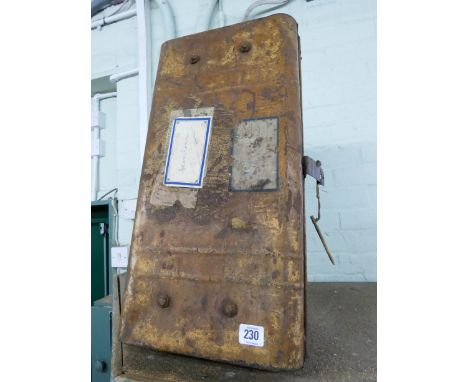 Small old tin trunk
