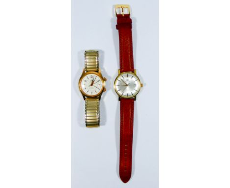Vintage gents Sully wristwatch and a gold plated Tissot Seastar automatic wristwatch.