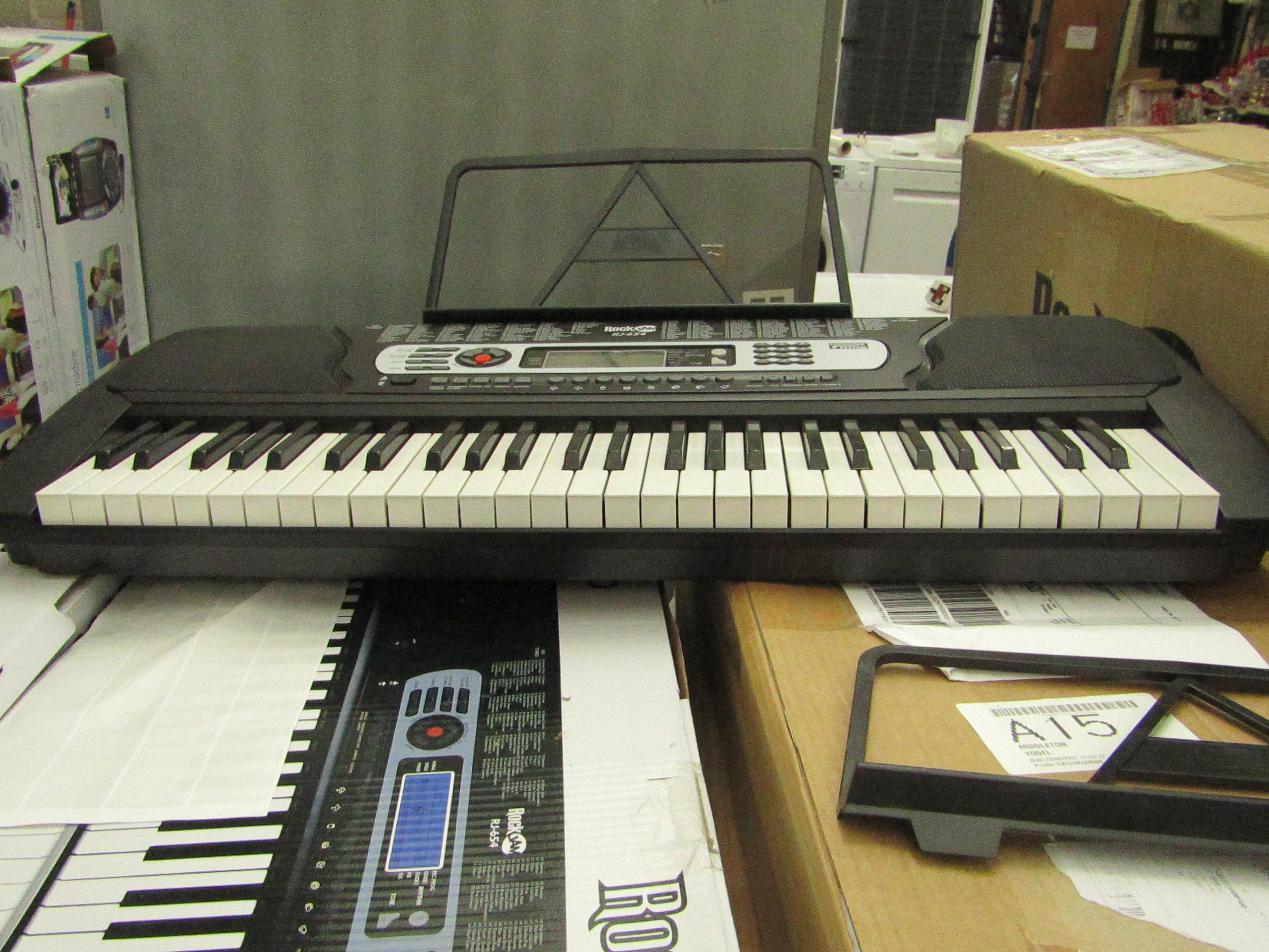 Rock Jam 54 keys multi-function keyboard, tested working and boxed.