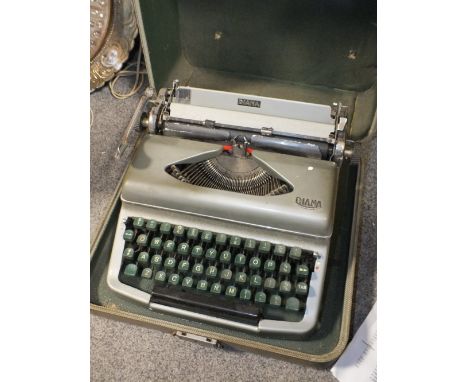 A CASED VINTAGE DIANA TYPEWRITER