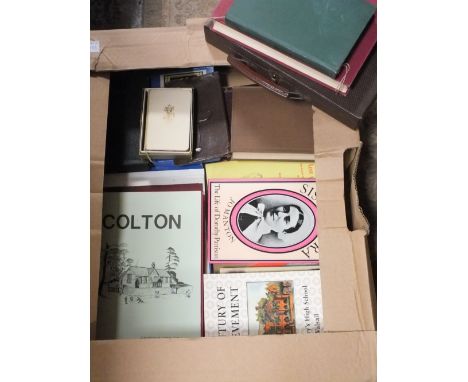 THREE BOXES OF VINTAGE BOOKS TO INCLUDE ENCYCLOPEDIA SETS