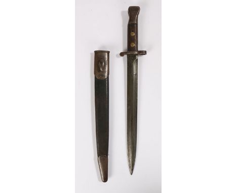 Victorian 1888 Pattern Mk1 Type II Sword Bayonet, various date stamps to blade including '90 and '96, Wilkinson inspection ma