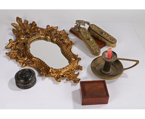 19th Century Brass Chamber Stick - Sutton House Interiors