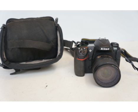 Nikon D300 digital camera with soft case