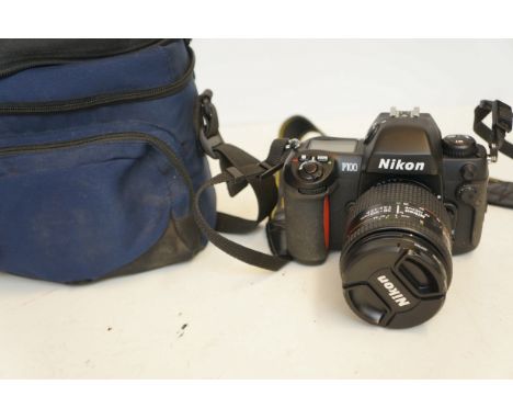 Nikon F100 camera with soft case