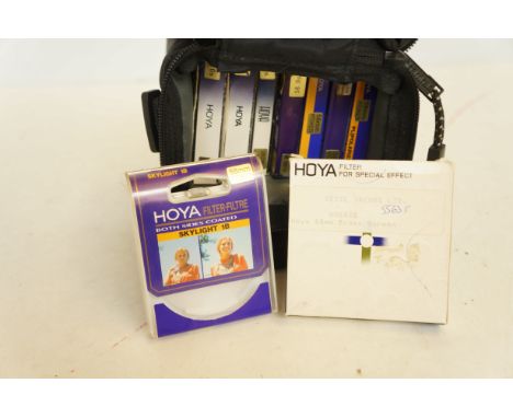 Collection of 58mm hoya camera filters