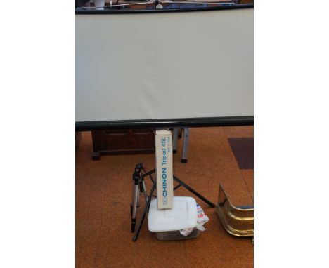 Projector screen tripod &amp; other related items 