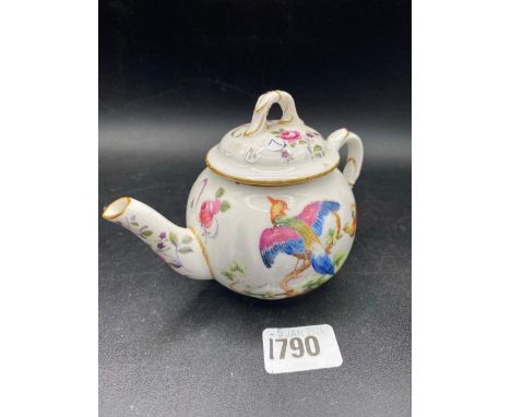 Royal Worcester Small Bullet Shaped Teapot 5.5" Over Handle