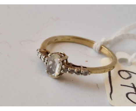 A Diamond Ring, 9Ct