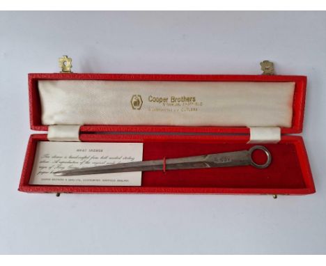 A Boxed Meat Skewer/Letter Opener, Sheffield By C B &amp; S