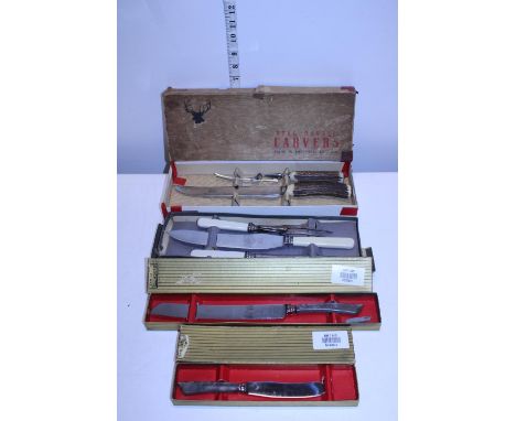 A selection of vintage flatware a/f 