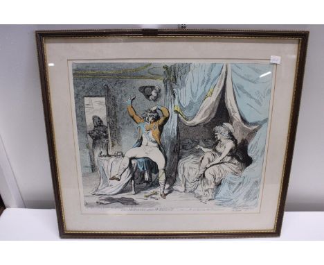 A James Gillray Satirical limited edition print 
