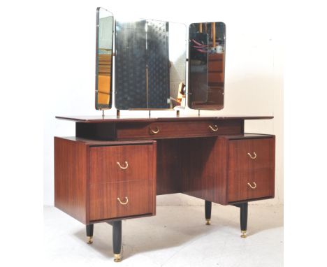 Ernest Gomme - E Gomme G Plan Furniture - Librenza&nbsp; - An original retro vintage mid 20th Century tola wood dressing tabl