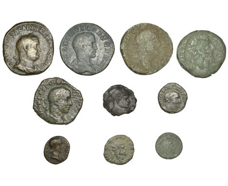 Roman Imperial Coinage, Maximus (as Caesar), Sestertius, Rome, 236-8, bare bust right, rev. Maximus in military attire, holdi