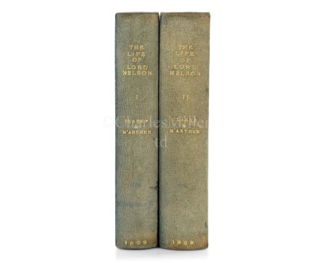 THE LIFE OF ADMIRAL LORD NELSON BY JAMES STANIER CLARKE AND JOHN MCARTHURfor T. Cadell and W. Davies, 1809, 2 vols., engraved