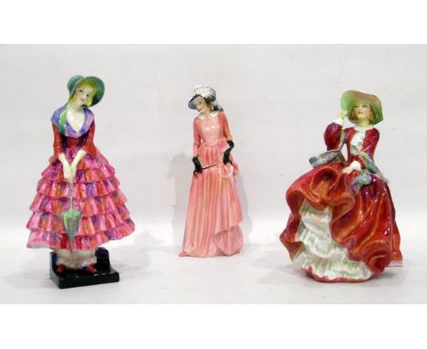 Royal Doulton figure 'Top O' The Hill' RD 822821, HN1834, 17.5cm high, Royal Doulton figure 'Maureen' RD 814286 and Royal Dou