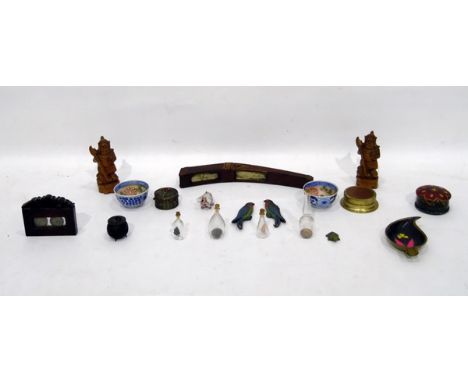 Quantity of collectables to include a commemorative sundial and compass 'Mery Rose 1511-1548', two Oriental resin figures, tw