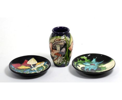 Three pieces of modern Moorcroft (boxed)