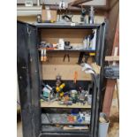 Cabinets with Various Tools