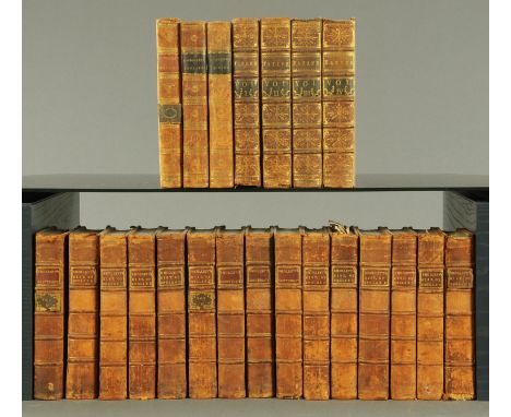 Decorative bindings, comprising Smollett, T: A complete history of England Second Edition, volume first published London 1758