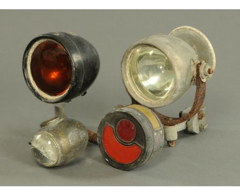 Rotax Vintage car accessories, to include a rare Tay 706 rear light, 204 side light, a K559 rear light and a spot light with 