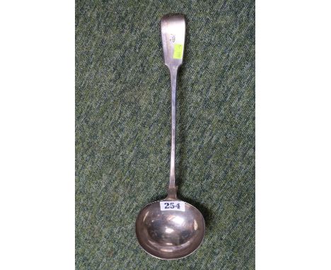 Large Fiddle Pattern Silver Ladle London 1837 310g total weight 