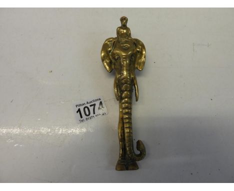 Brass Elephant Door Knocker 