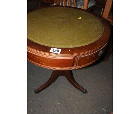 Reproduction Tripod Drum Table 