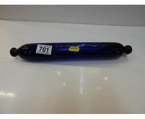 Blue Glass Rolling Pin 