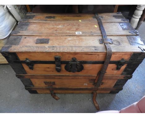 Metal Bound Trunk 