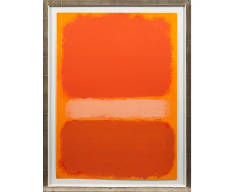 Mark Rothko(1903 Daugavpils/Dünaburg/Lettland - 1970 New York) nachOhne TitelFarbserigraphie/Velin. L. u. Blindstempel des He
